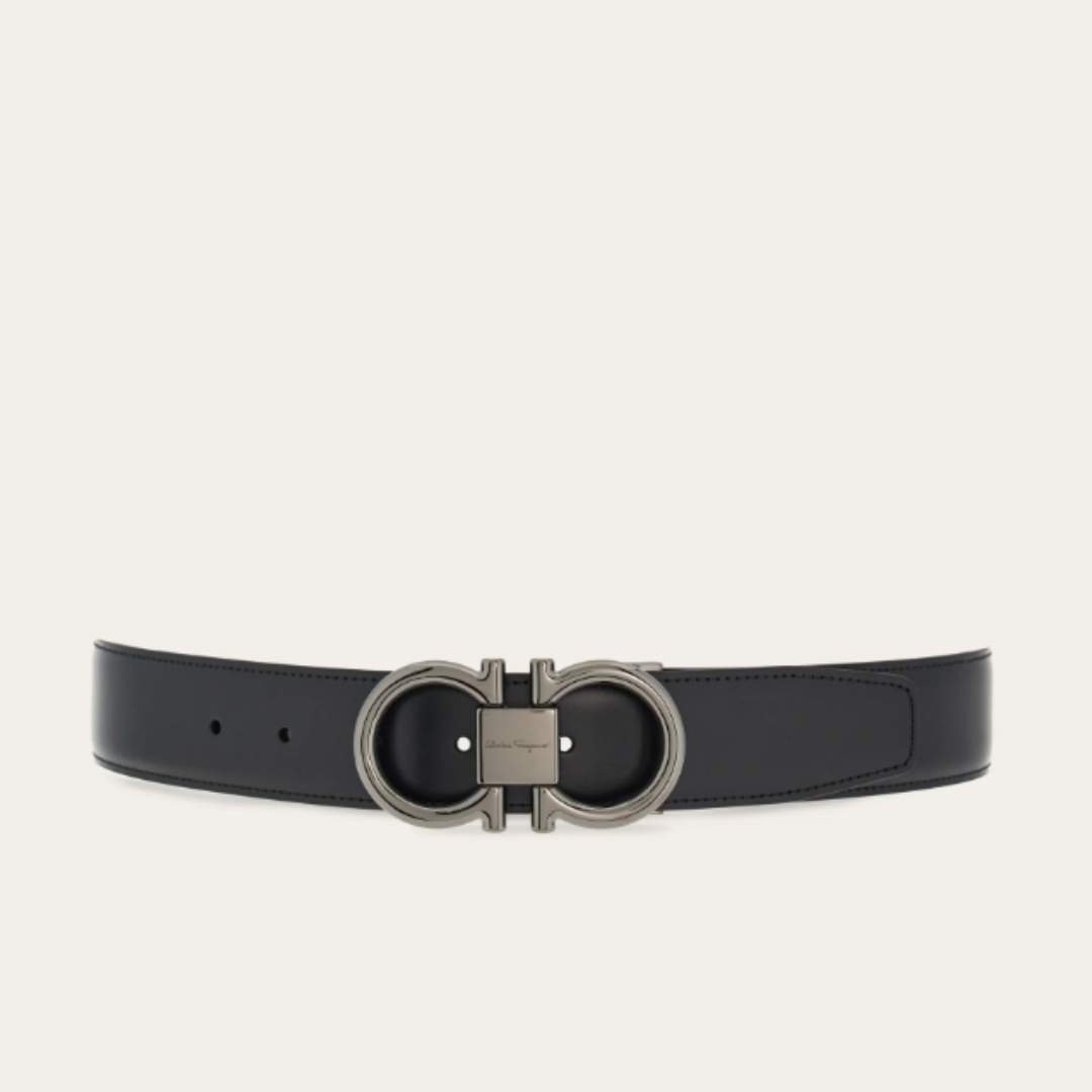 Ferragamo Gancini Belt - Black&Brown